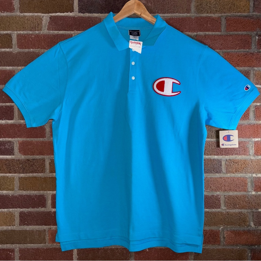 Size XL - VTG Champion Short Sleeve Collared Polo Shirt NWT
